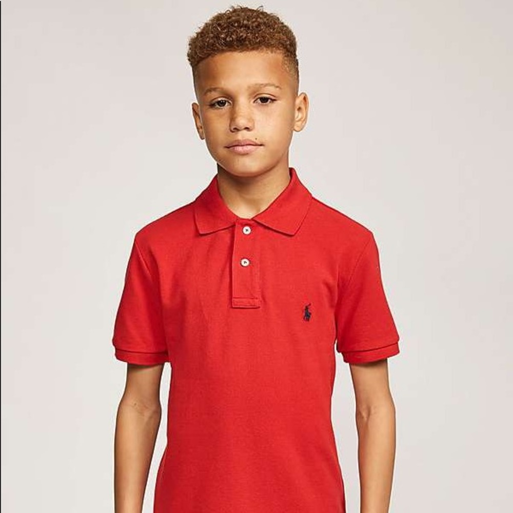 Red Ralph Lauren Boys Polo L